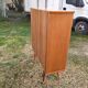 Glass bar veneered wood 50s compass