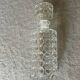 Vintage whisky carafe in transparent glass