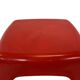 Vintage Space age plastic stool table mid century red plant stand