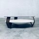 Mid-Century Modern Dutch Wenge & Smoke Glass Coffee Table, Netherlands, 1960s