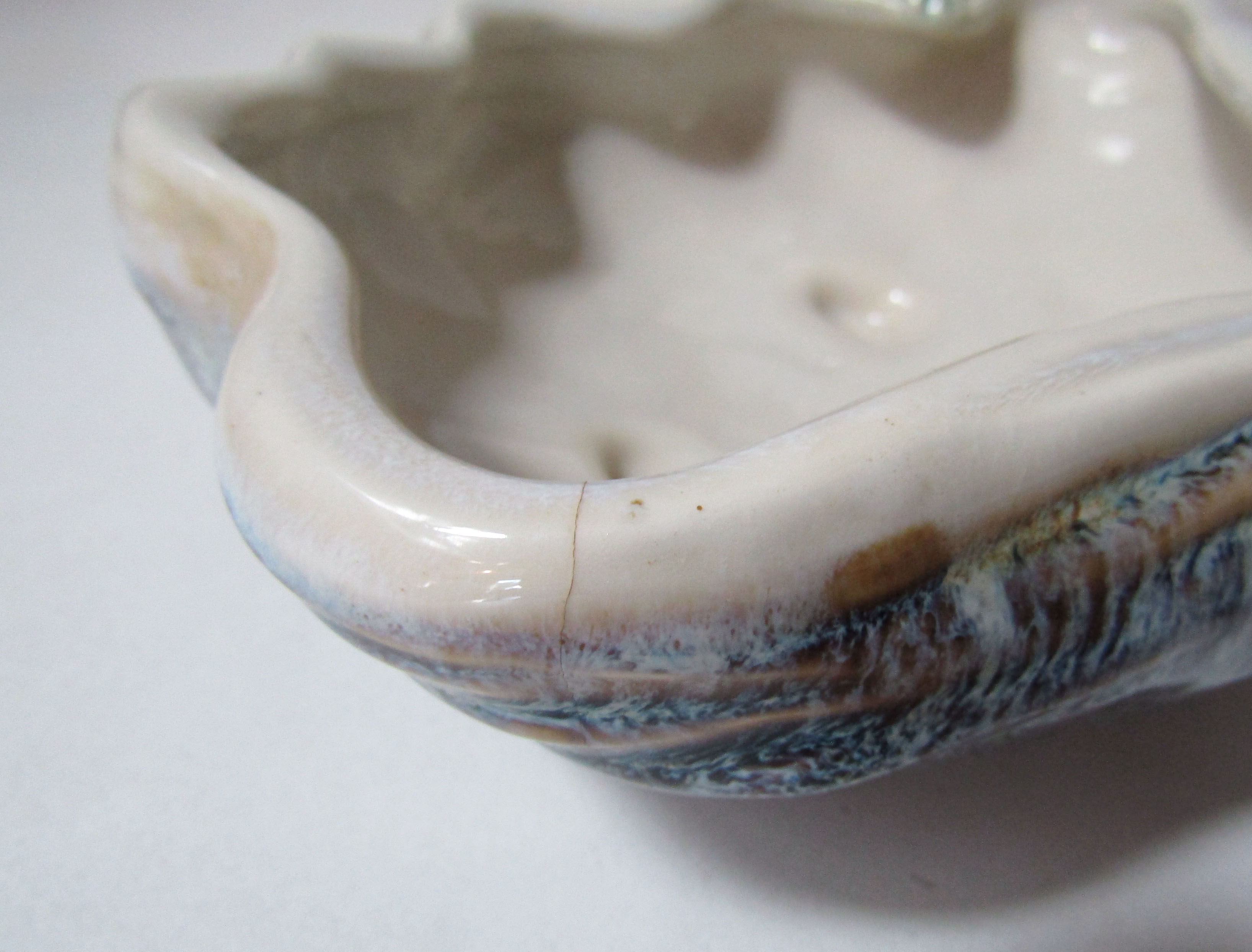 ceramic crab shell empty pocket