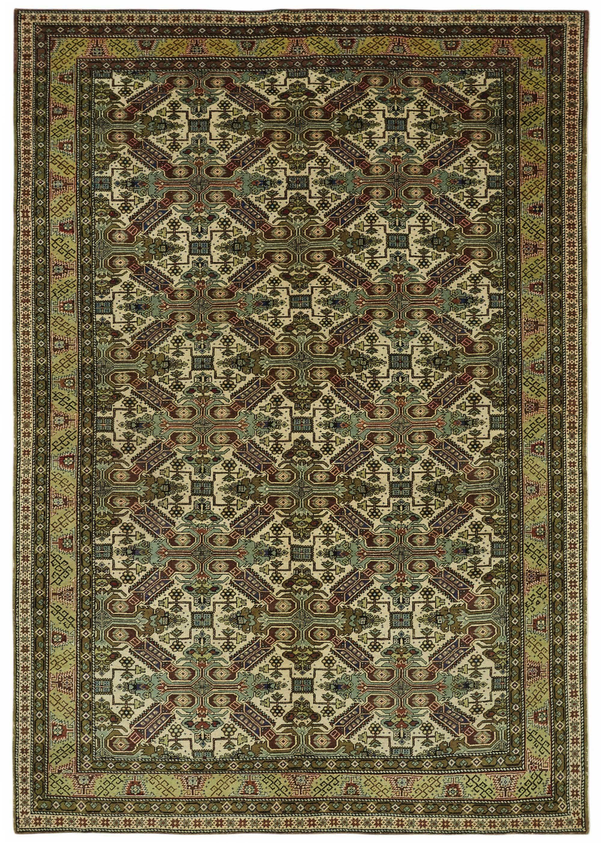 Turkish Wool Vintage Kayseri Rug 195 cm x 280 cm