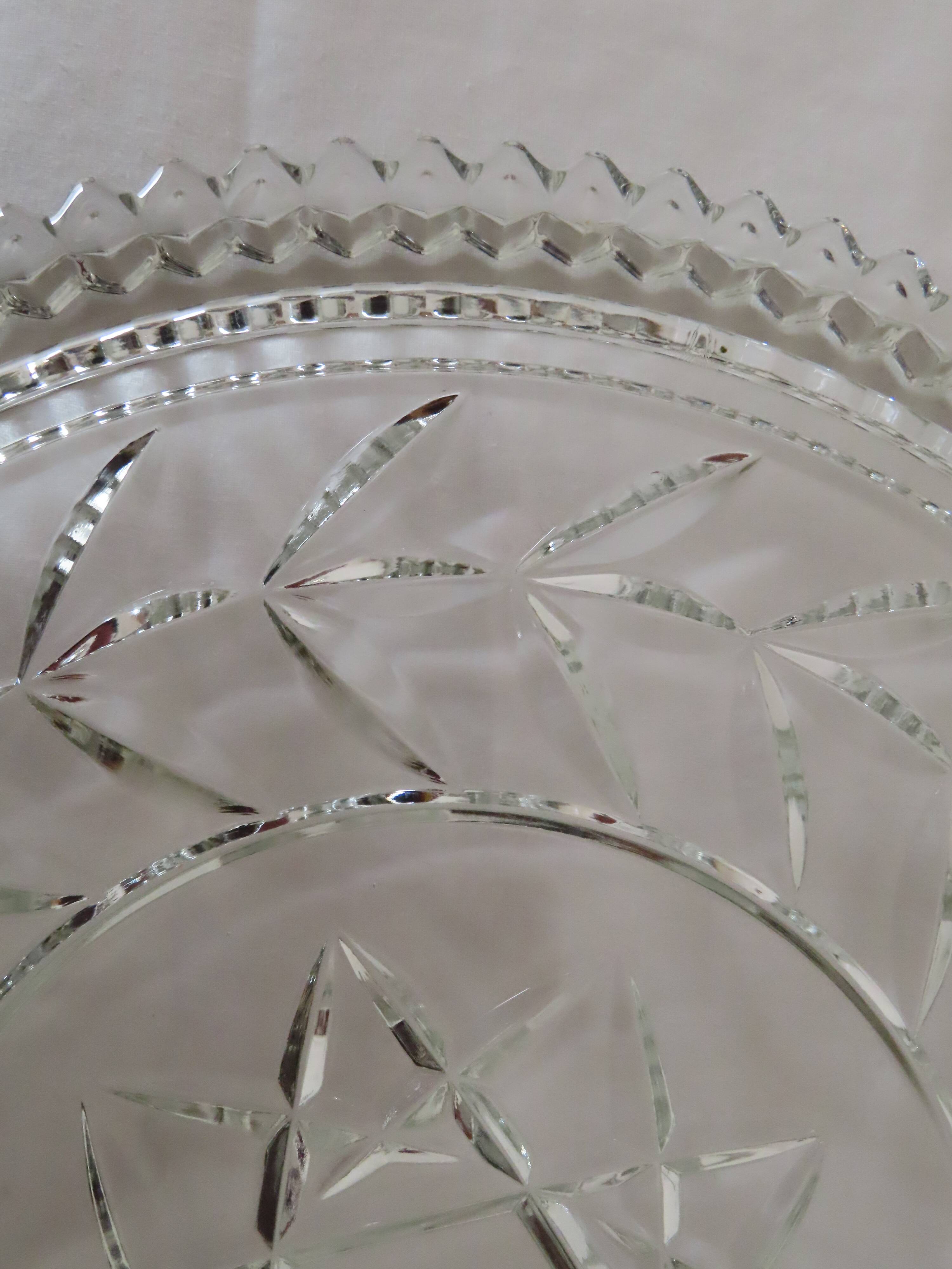 Walther-Glas crystal pie dish
