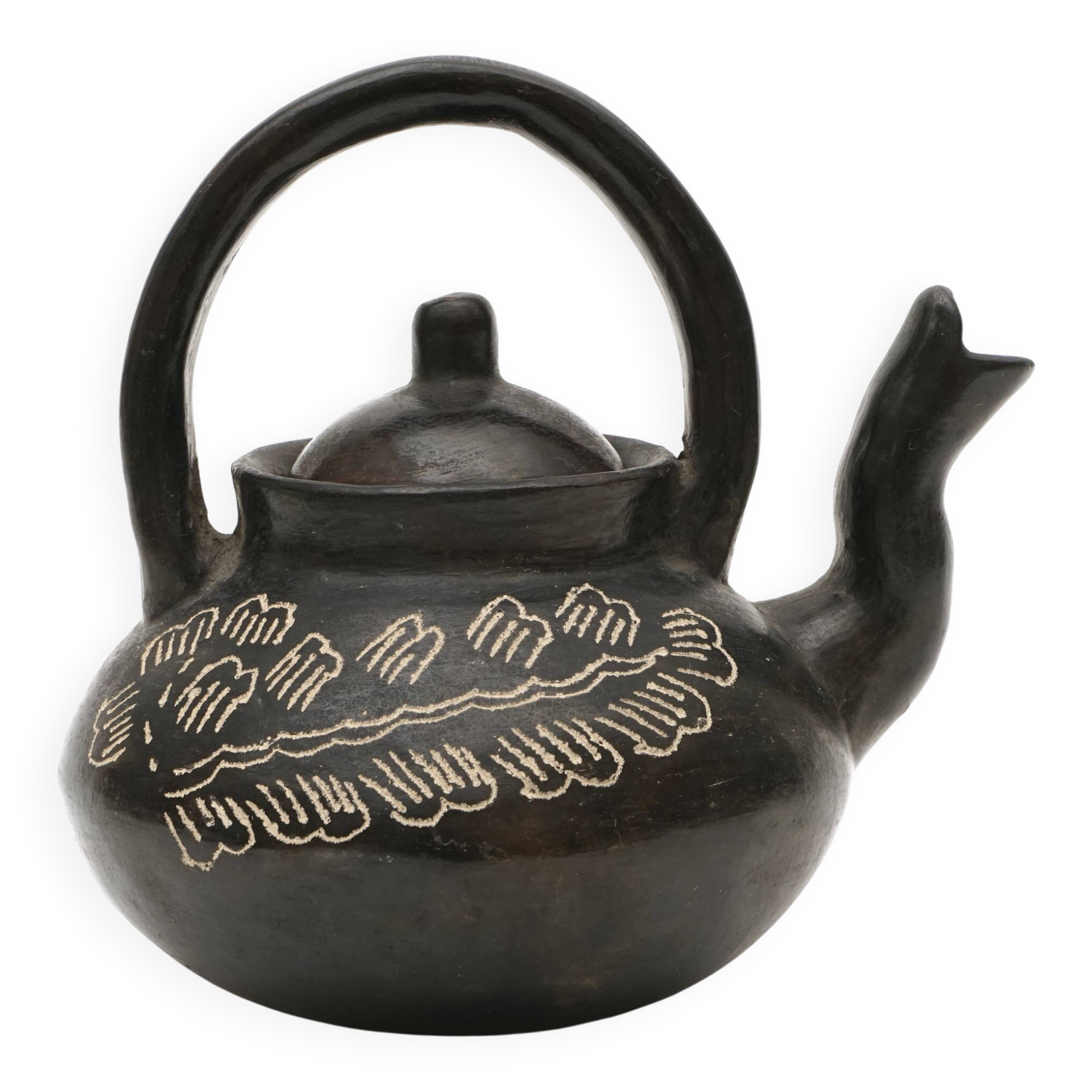 Vintage 500 ml teapot, handmade in Chile