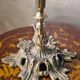 lampe bronze et  abat jour  verre teinté & gravé à l'acide / Art Nouveau , produit d epoque