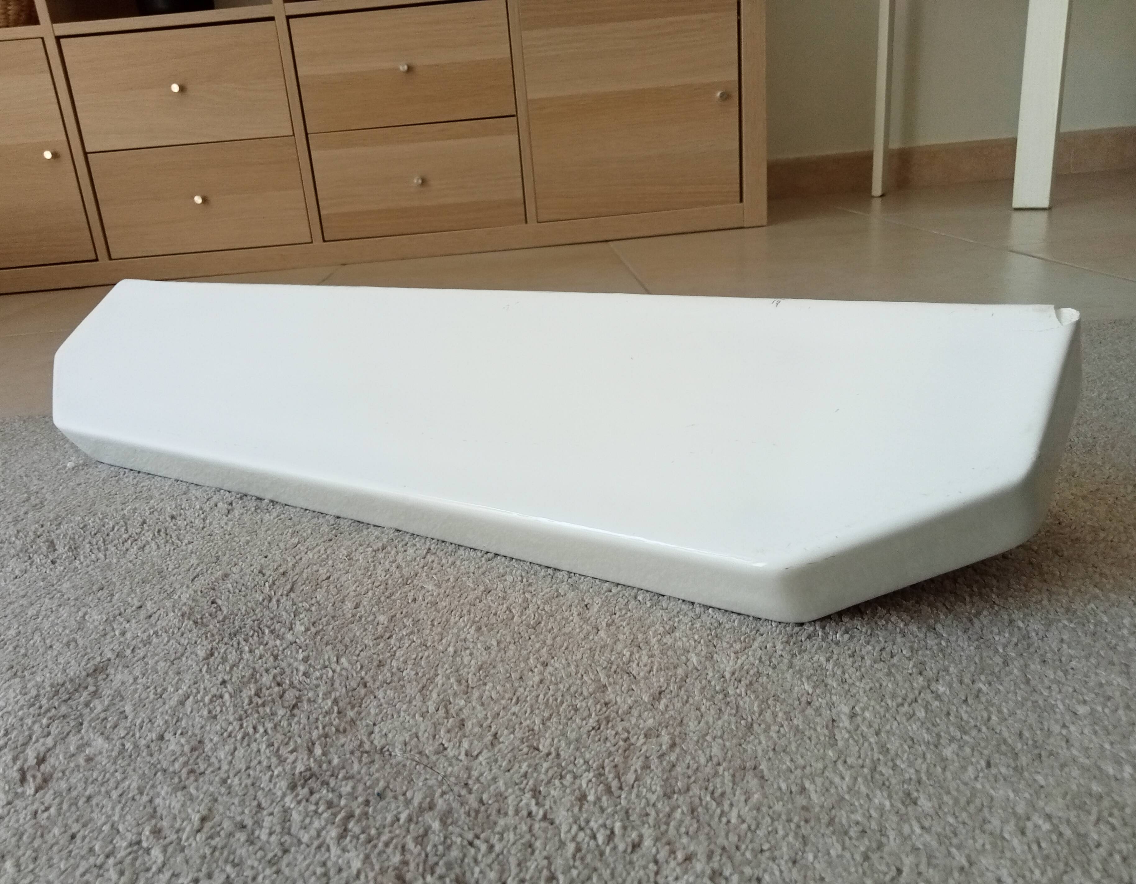 Vintage wall shelf from Lyon Vaise, Art Deco 1930 in ceramic.