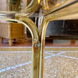 Side table smoked glass