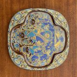 Limited edition German vintage Christmas wall plate by Bjørn Wiinblad for Rosenthal, 1978