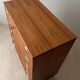 Swedish mid-century chest of drawers teak five drawers