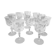 11 crystal wine glasses