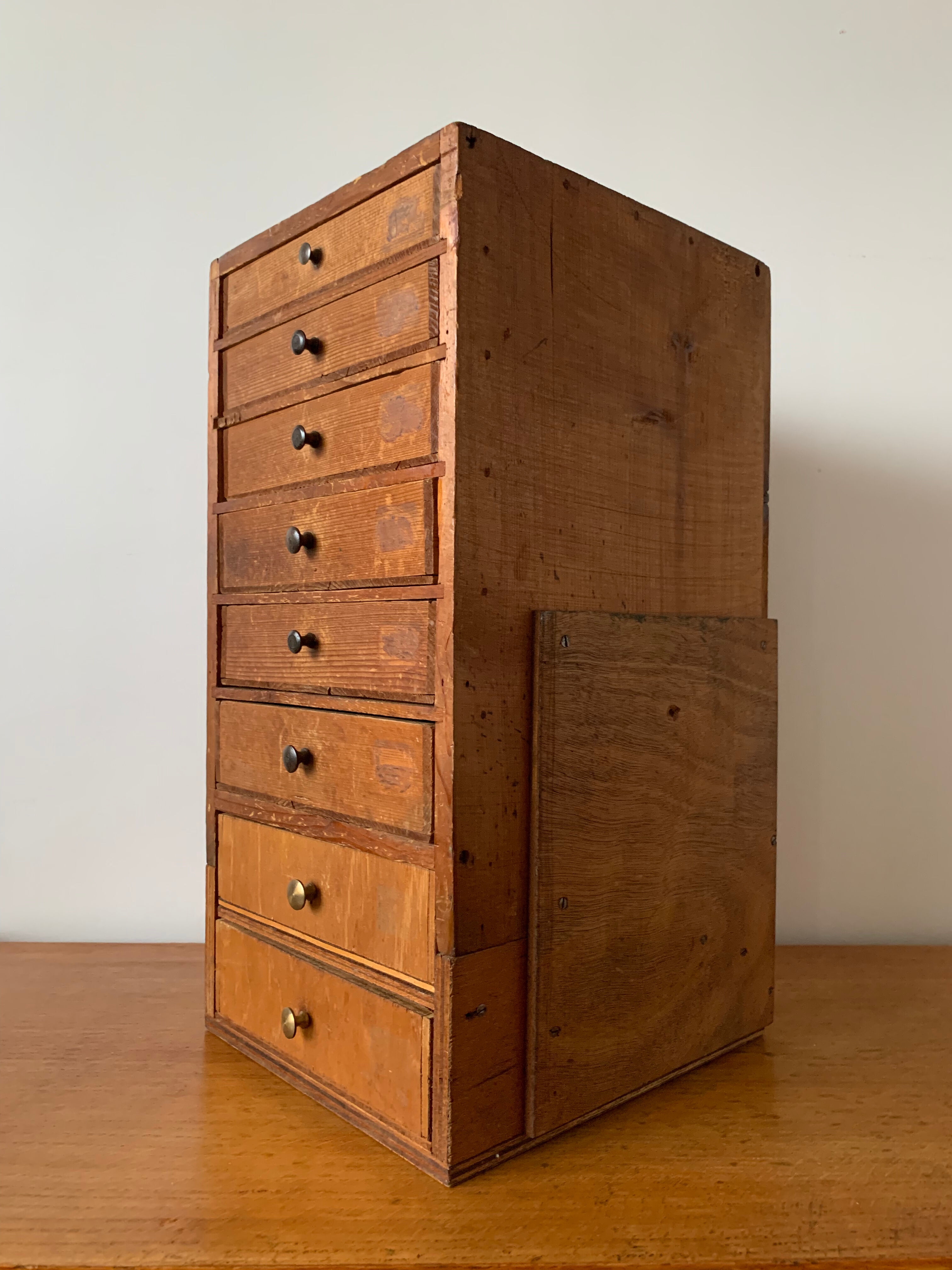 Meuble de métier ancien 48cm