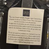 Lot of 4 Crystal Wine Glasses from Sèvres, France