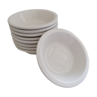 Set of 9 Sarreguemines cups