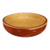 Glazed terracotta shallow dish from the 20th century.