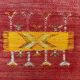 Vintage Moroccan square kilim 103x100 cm kelim wool rug medium 2524