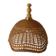 Hanging rattan lampshade