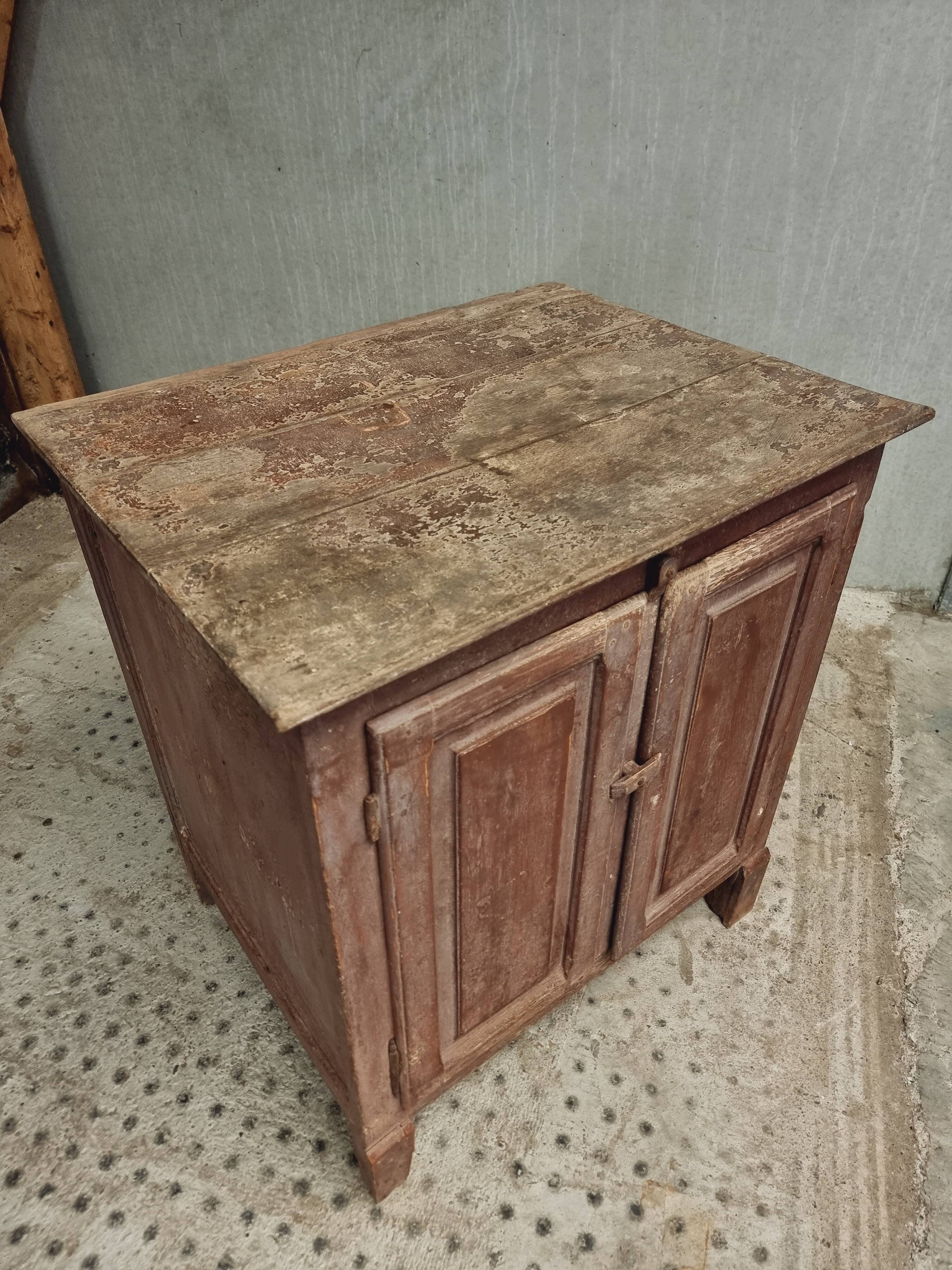 Antique cupboard sideboard ox red oak