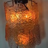 Vintage Murano Glass Disc Chandelier