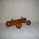 Art Deco wall coat rack