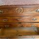 Louis-Philippe walnut commode with marble top