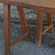Paire de bancs de ferme 183 cm