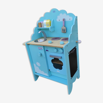 TOY: old wooden kitchen VILAC with some accessories