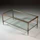 Mid-century glass coffee table