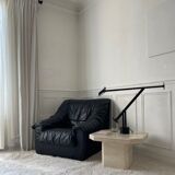 Black armchair 1950