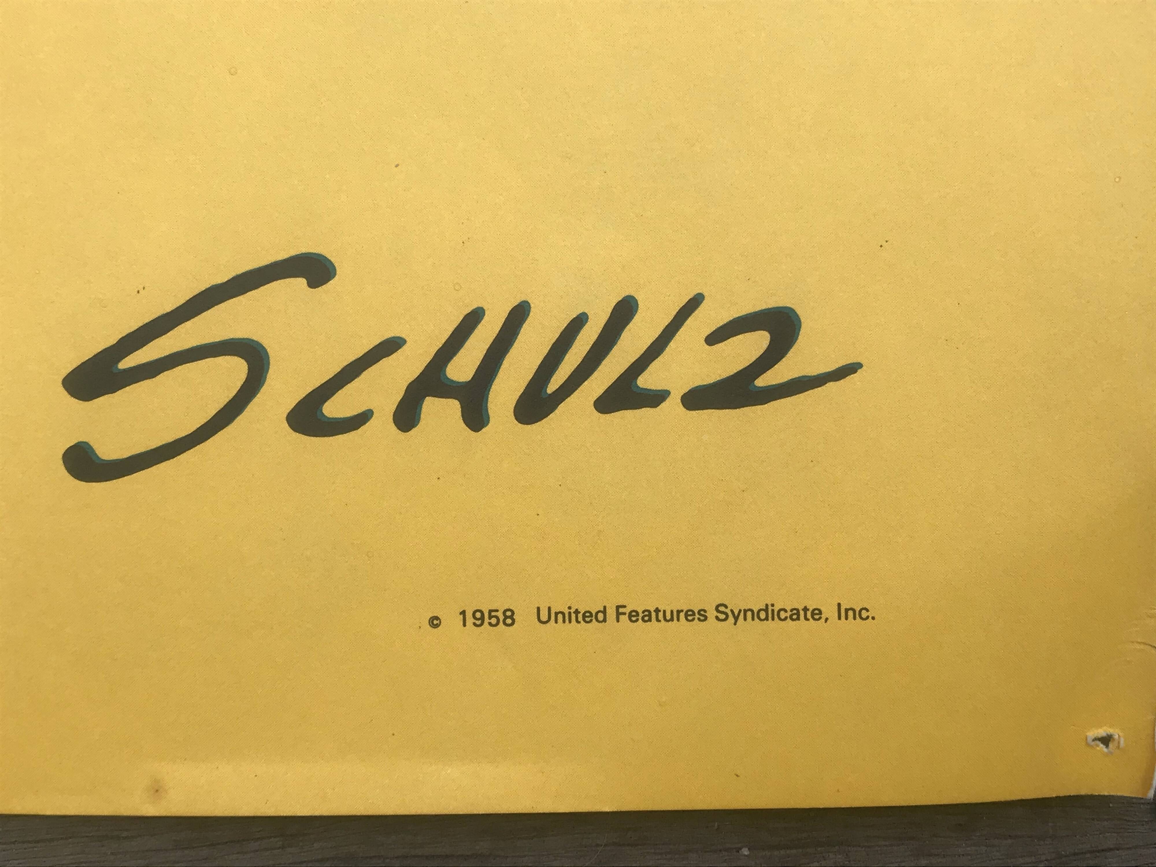 Snoopy 1958 "Weekend" poster