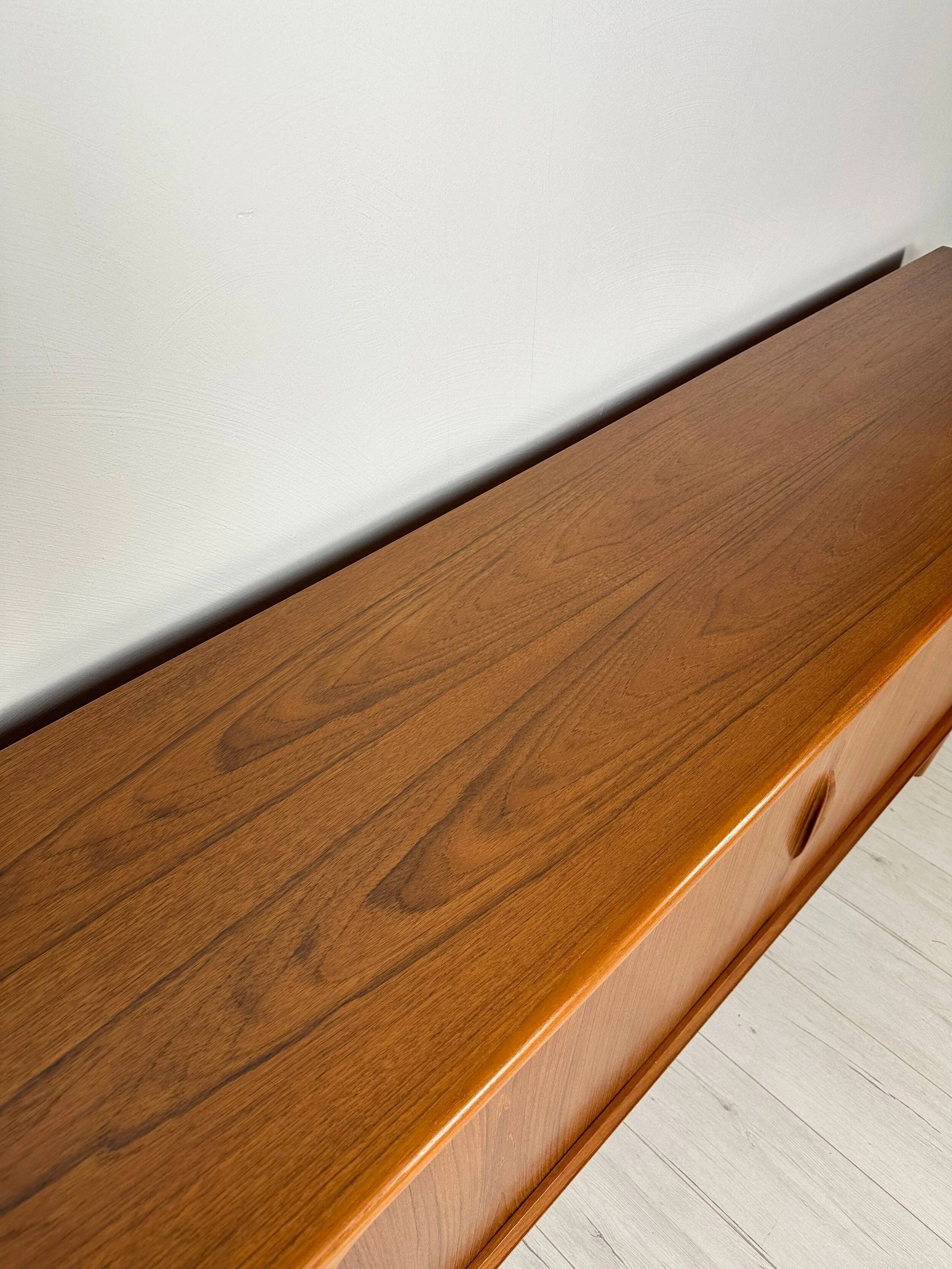 60s vintage Danish teak sideboard 19 by Johannes Andersen for Uldum Møbelfabrik