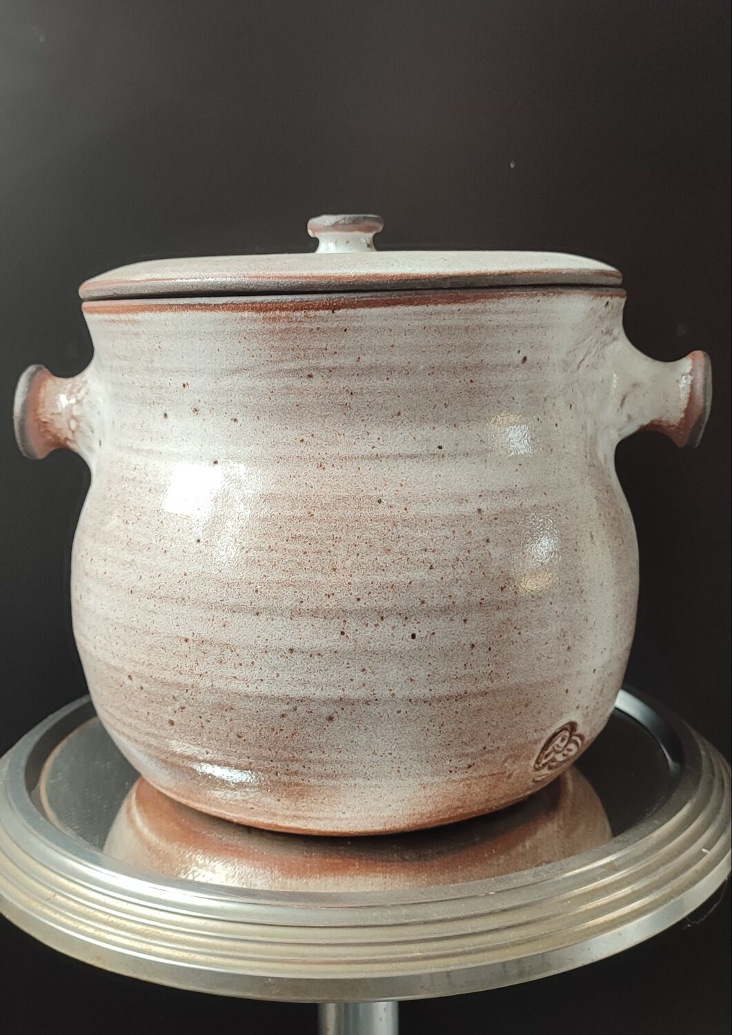 Ceramic soup pot La Hulotte, Ateliers Pierlot, Ratilly