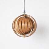 Wooden suspension large kinetic spiral