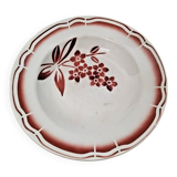 Vintage Badonviller Deep Plate