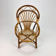Mid century rattan side chair, 1960s