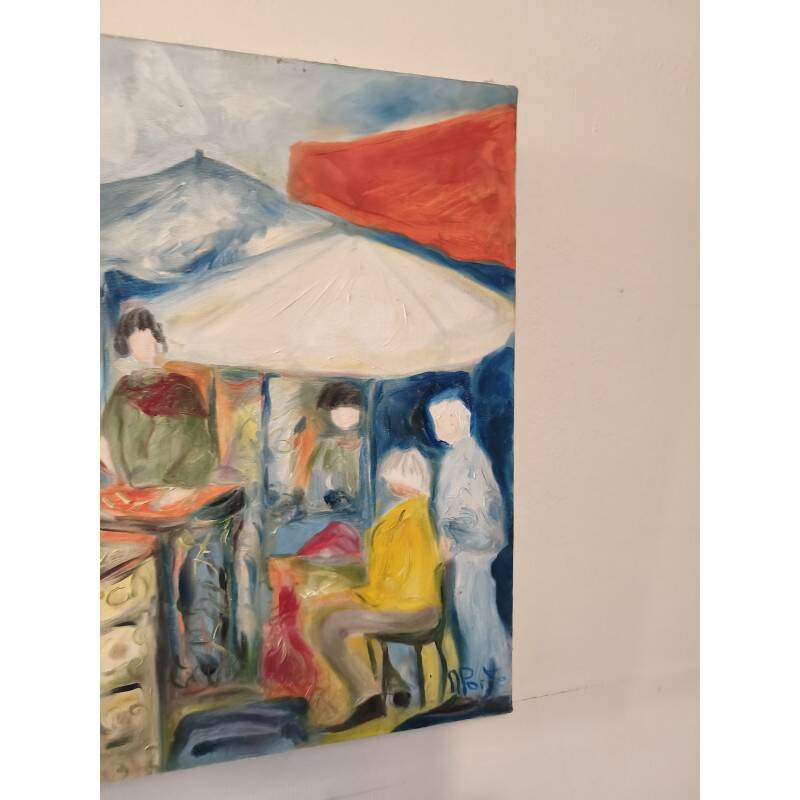 Oil on canvas by Mr. Porte
