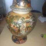 Chinese ceramic vase signed and numbered