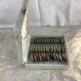 Box of 12 old spoons