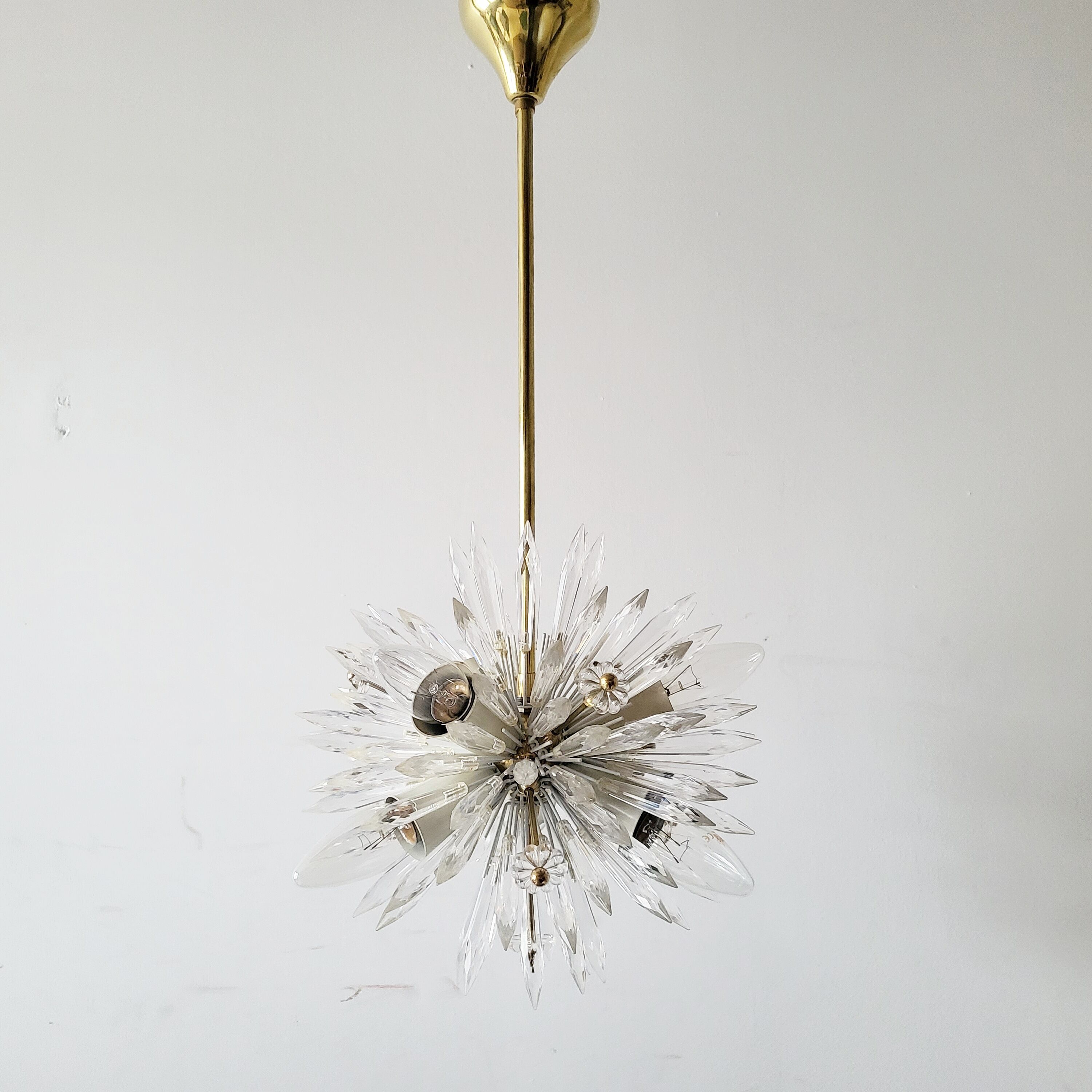 Suspension vintage de Emil Stejnar 1950