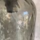 Vintage 1970 Murano glass cylindrical pendant light