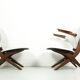Set of 2 Louis van Teeffelen for Webe easy chairs "pelican",   1960s