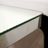 Mirror Art Deco coffee table - curved feet