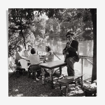 Photography, "Bords de Marne à Nogent", 1959 / Tribute to Willy Ronis / NB / 15 x 15