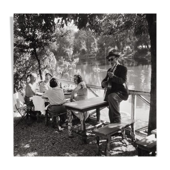 Photography, "Bords de Marne à Nogent", 1959 / Tribute to Willy Ronis / NB / 15 x 15