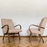 Paire de fauteuils Type 53 par J. Šmidek, TONm 1960