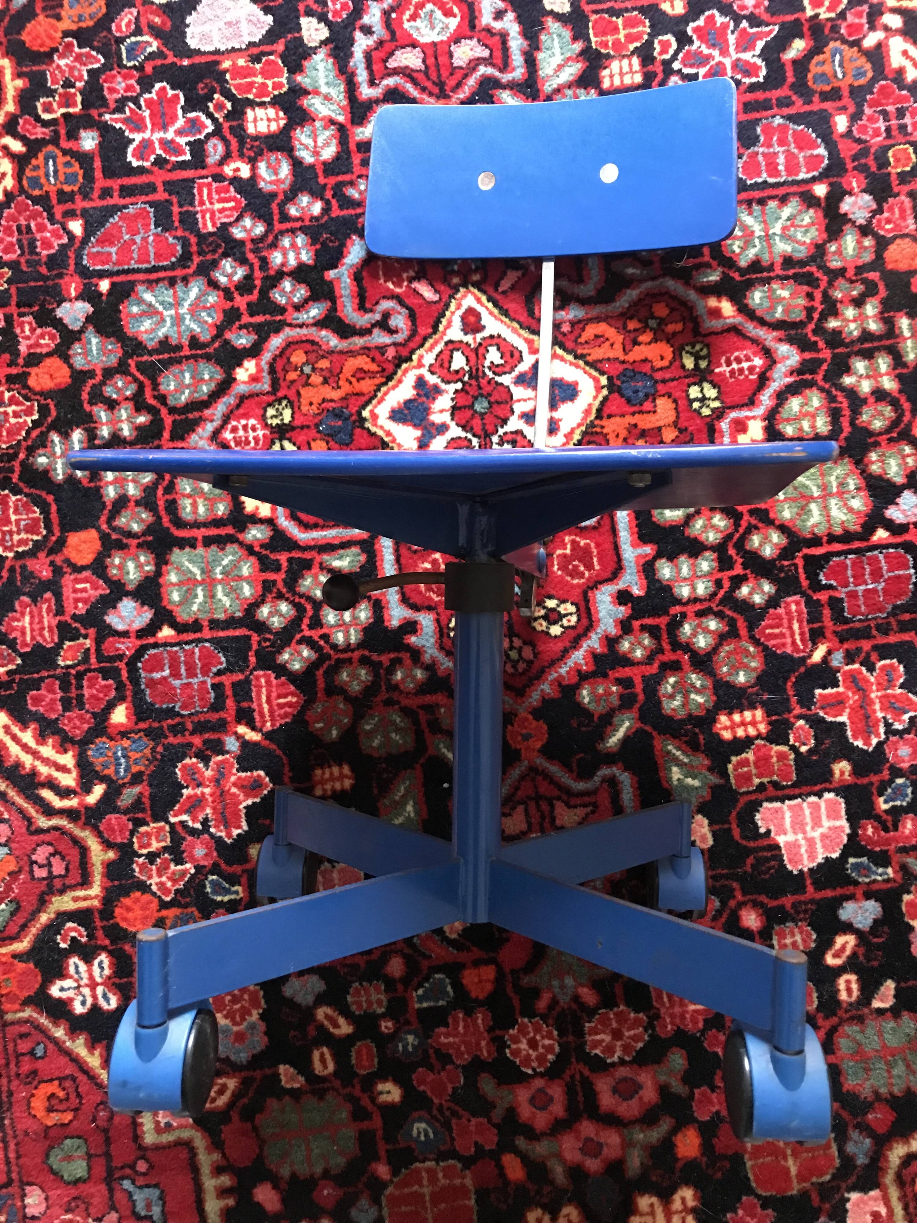 Pair of children's office chairs by Jørgen Rasmussen for Kevi