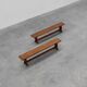 Rustic oak bench with nice patina, France ca. 1900