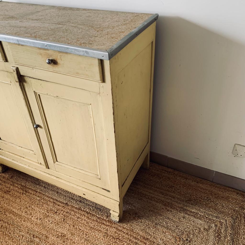 Pale yellow Parisian buffet