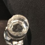 Pair of ancient carafes numbered Crystal Baccarat