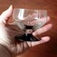 4 coupelles anciennes en verre