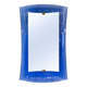Mid-Century Modern Cobalt Blue Glass Mirror, Italy, 1950s